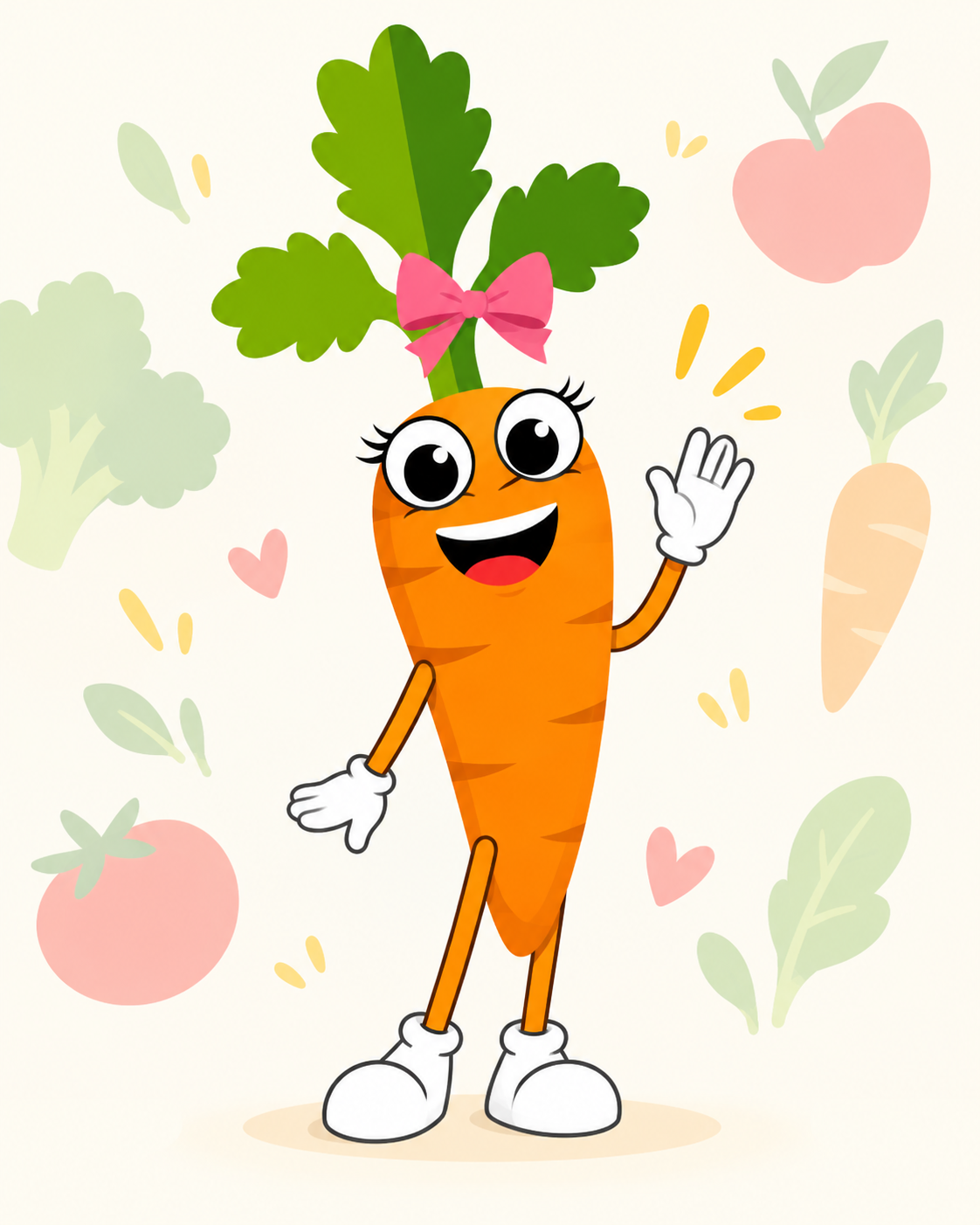 Carry the Carrot waving